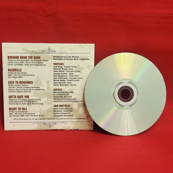 Risa Binder Nashville CD Signed 2014 - Picture 8 of 8